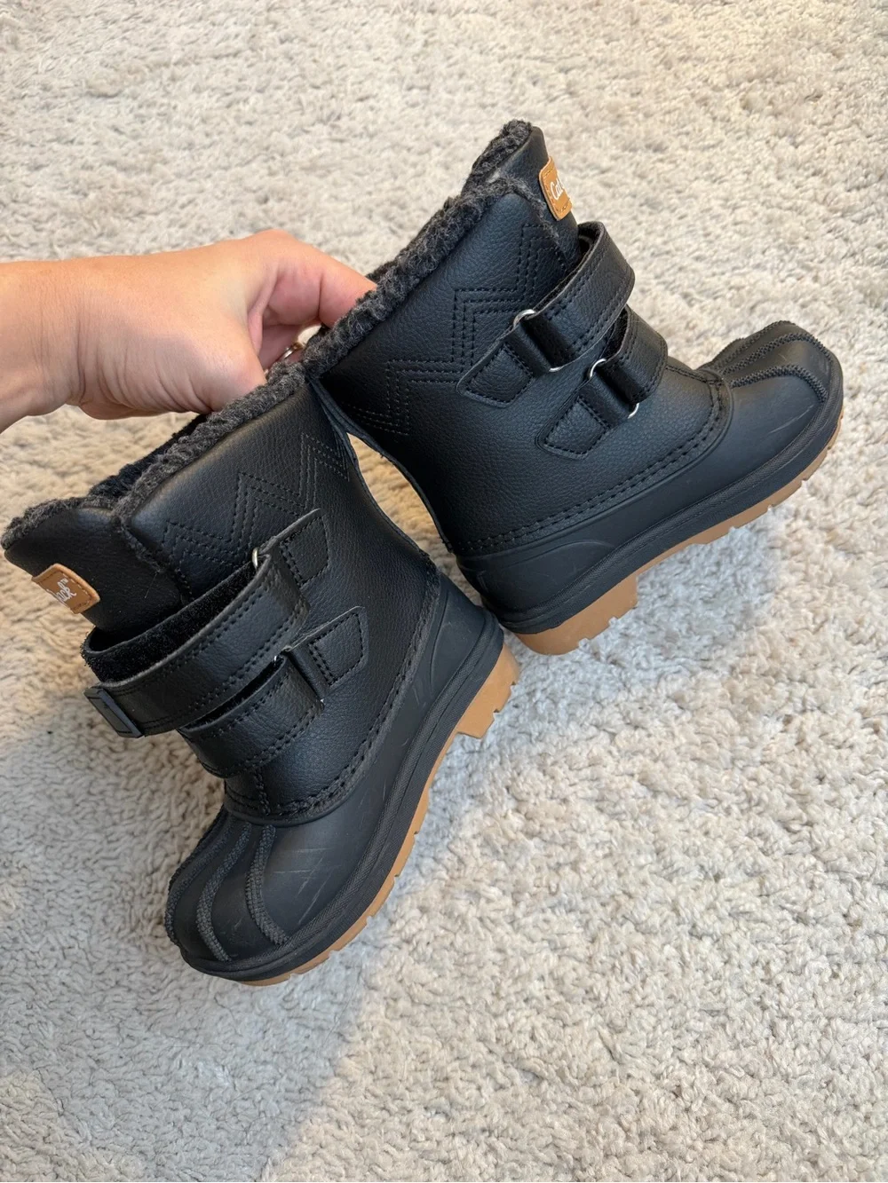 Cat & Jack Toddler Boy’s Winter Boots - Black